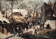 BRUEGHEL, Pieter the Younger Adoration of the Magi df oil painting picture wholesale